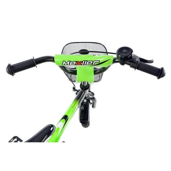 Mexller dětské kolo BMX 12" s vodící tyčí zelená