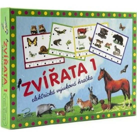 Zvířata 1 společenská hra na baterie