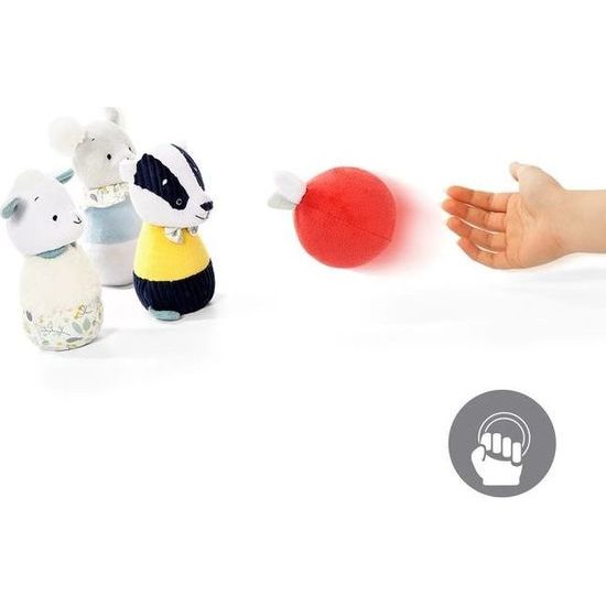 Edukační plyšové kuželky Badger Edmund Friend