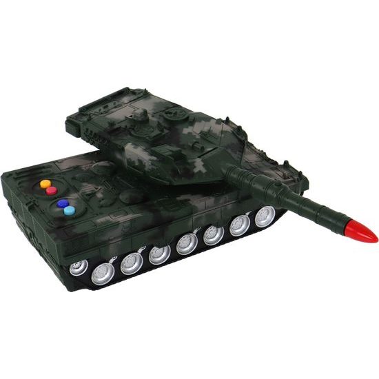Tank na dálkové ovládání tmavě zelený