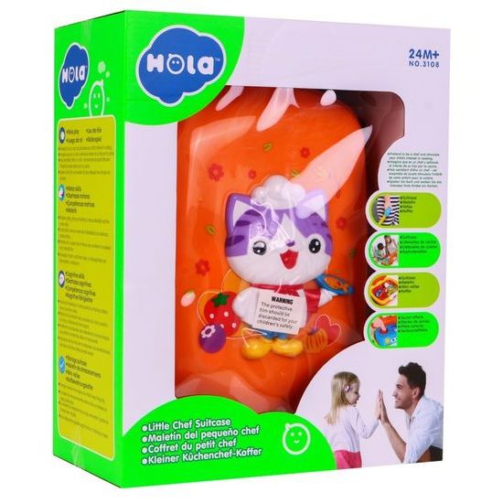 Huile Toys přenosná kuchyňka v kufříku se světlem a zvukem Chef Suitcase