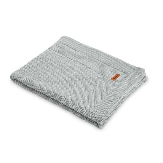 Pletená sada z mušelínu do postýlky a kočárku Sensillo šedá