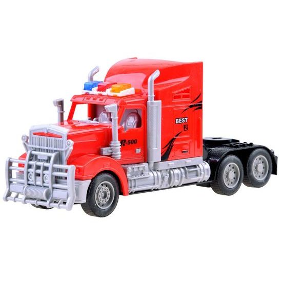 Nákladní autíčko s traktorem na dálkové ovládání R500 Truck červené
