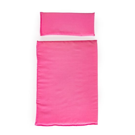 Ecotoys dětské dřevěné chodítko kočárek se srdíčky