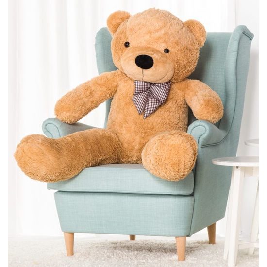 Plyšový medvěd Kvído 130 cm béžový