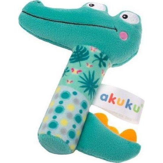 Plyšové chrastítko Krokodýl