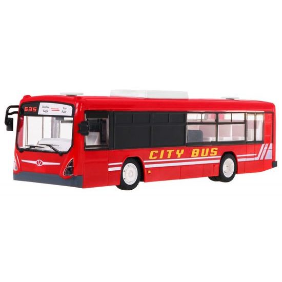 Autobus na dálkové ovládání City Bus 1:20 červený