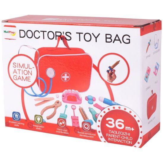 Dřevěná souprava Malý zubař 8 součástí