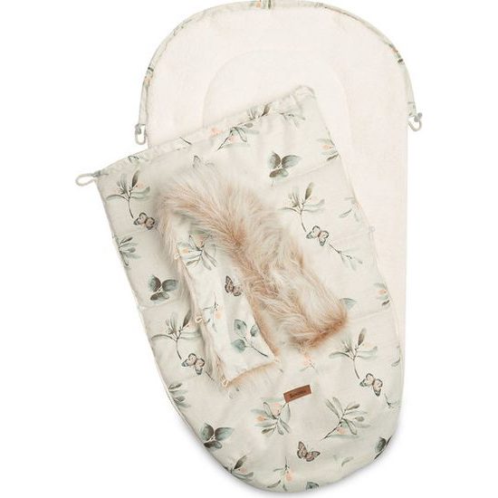 Zimní fusak Cortina do kočárku/ do autosedačky - olivy