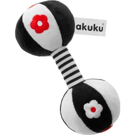 Plyšová chrastící činka