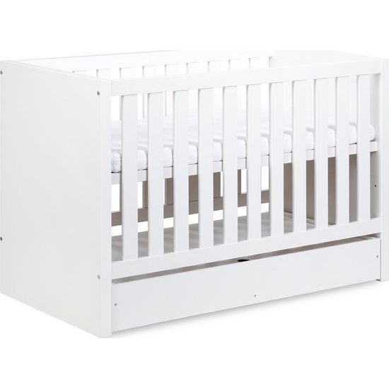 Dětská postýlka se zábranou Klups Amelia bílá