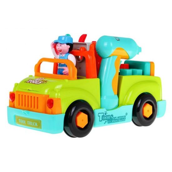 Huile Toys multifunkční autíčko se světlem a zvukem Tool Truck