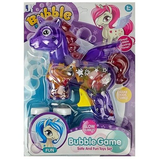 Majlo Toys bublifuk se světýlkem Unicorn fialový