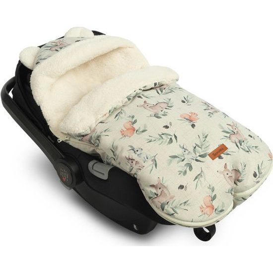 Zimní fusak do kočárku/ do autosedačky - srnky