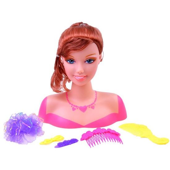 Česací hlava pro holčičky Little Princess