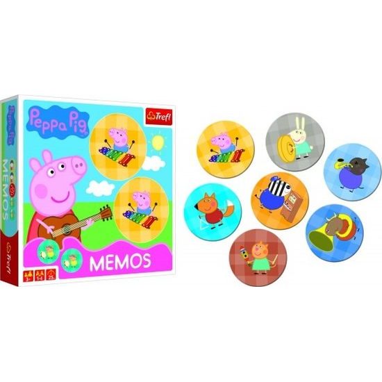 Pexeso Prasátko Peppa/Peppa Pig - společenská hra - 36 kusů