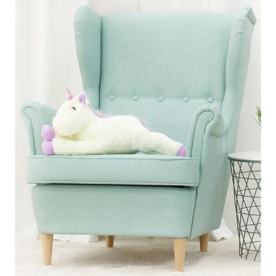 Plyšový jednorožec Bruno 70 cm bílý