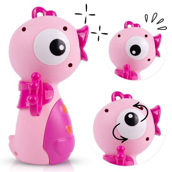 Bublifuk na baterie Růžový ptáček