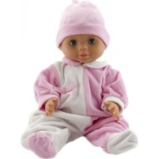 Panenka/Miminko Hamiro - overal bílorůžový + čepice růžová