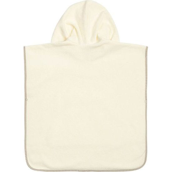 Dětské koupelové pončo, krémová