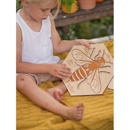 Včela edukativní puzzle - ČESKÁ VERZE