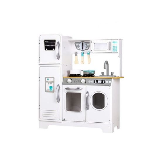 Ecotoys velká dřevěná kuchyňka s troubou