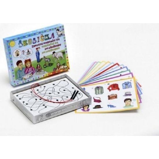 Školička - společenská hra - na baterie