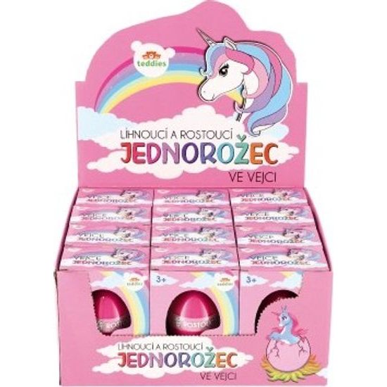 Vejce líhnoucí a rostoucí jednorožec