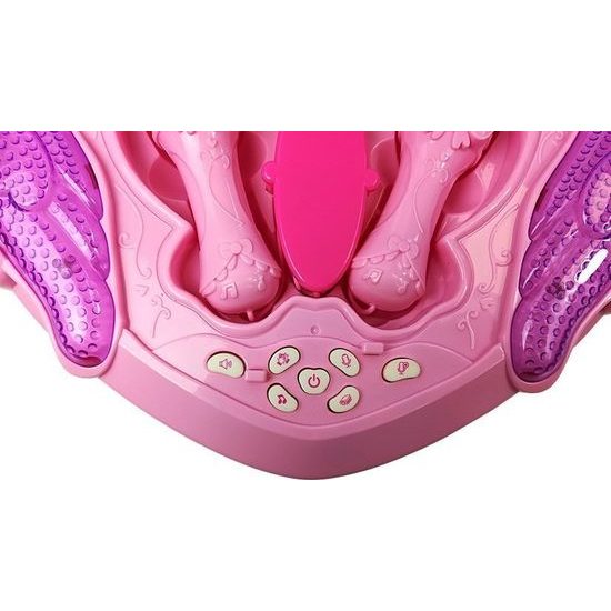 Dětská hudební sada se stojanem, mikrofonem - růžová