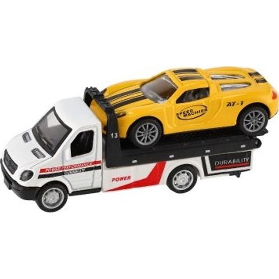 Auto odtahovka + auto - na zpětné natažení - mix druhů