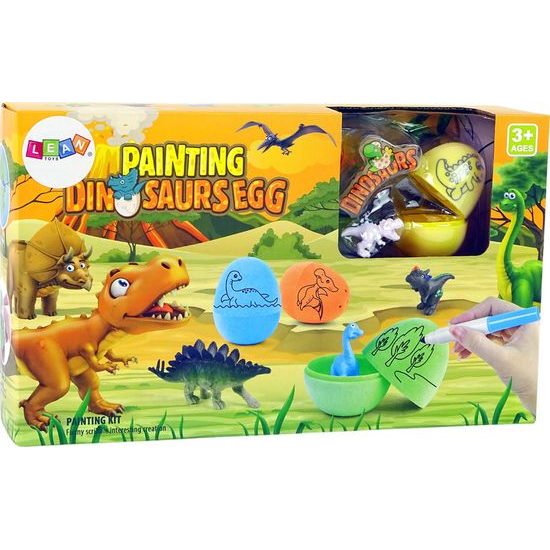 Dinosauří sada na malování vajíček s figurkami