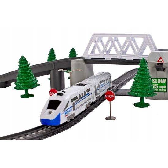 XXL vláčkodráha na baterie Power Train 366 cm