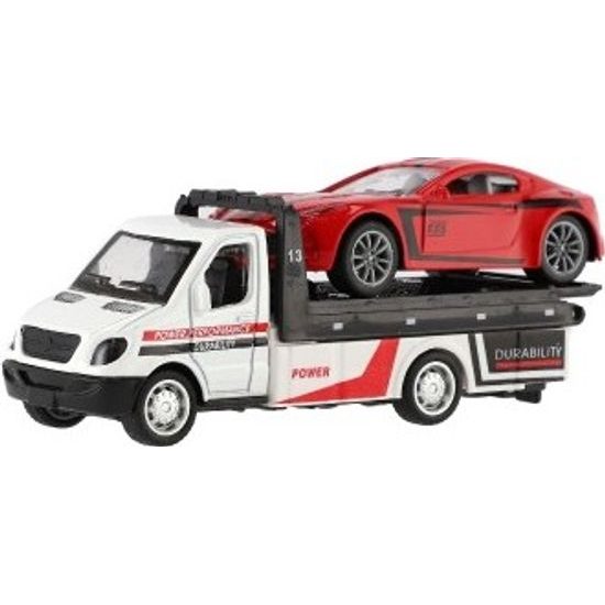 Auto odtahovka + auto - na zpětné natažení - mix druhů