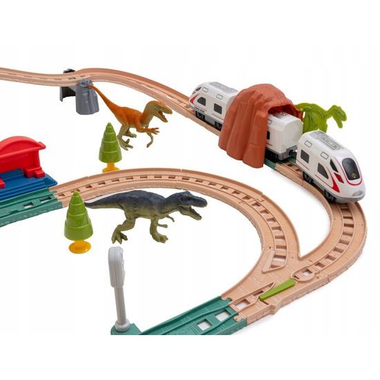 Doris vláčkodráha na baterie s dinosaury Smart Train