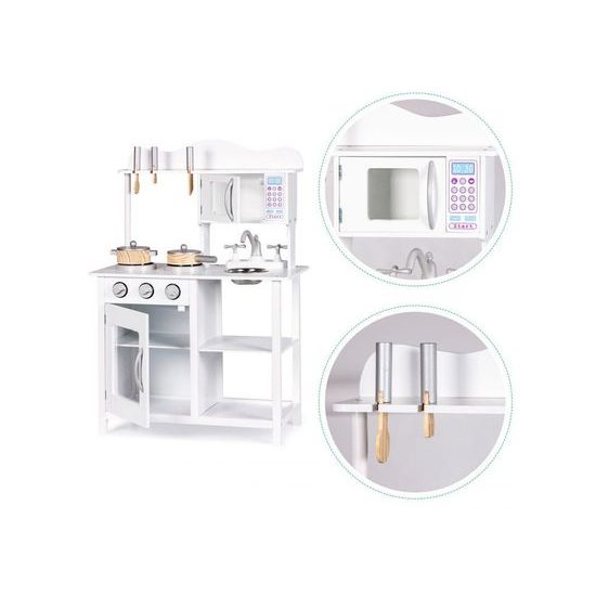Dětská dřevěná kuchyňka White Kitchen