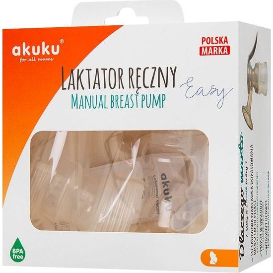 Akuku Ruční odsávačka transparentní