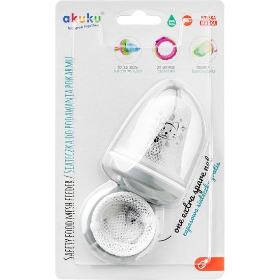 Plnící dudlík se síťkou Akuku šedá kočka