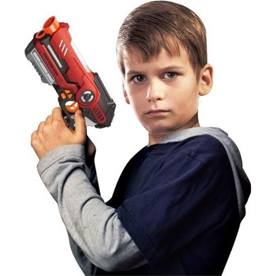 Pistole 2ks laser game - na baterie