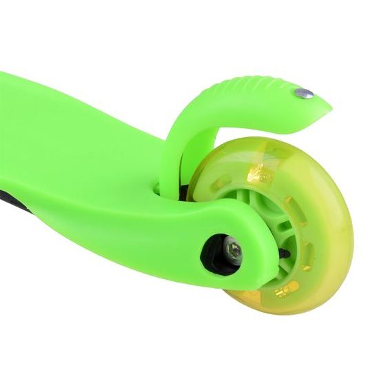 Dětská koloběžka Scooter 717 se svítícími koly - zelená