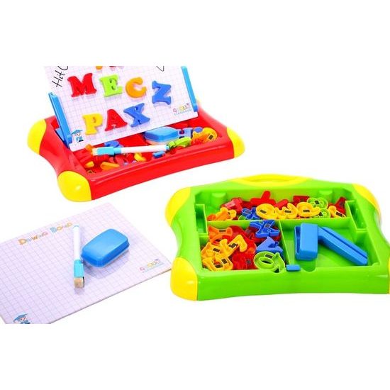 Magnetická tabulka s písmeny a číslicemi First Classroom