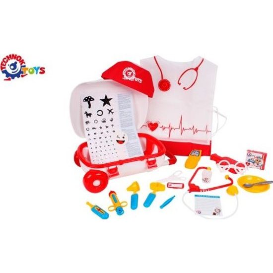 Sada doktor 21ks v plastovém kufříku na kolečkách