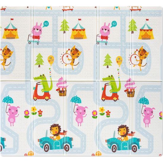 Milly Mally Skládací pěnová podložka, 197 x 177cm - Play Street