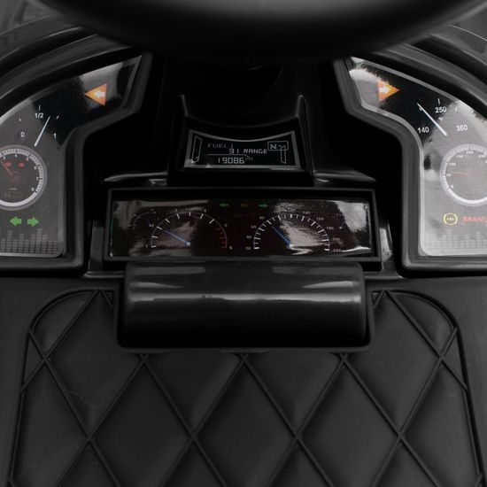 Dětské odrážedlo se zvukem Baby Mix RACER černé