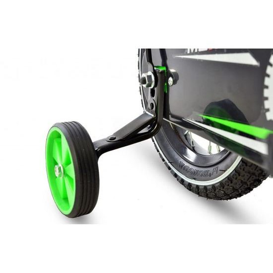 Mexller dětské kolo BMX 12" s vodící tyčí bílozelená