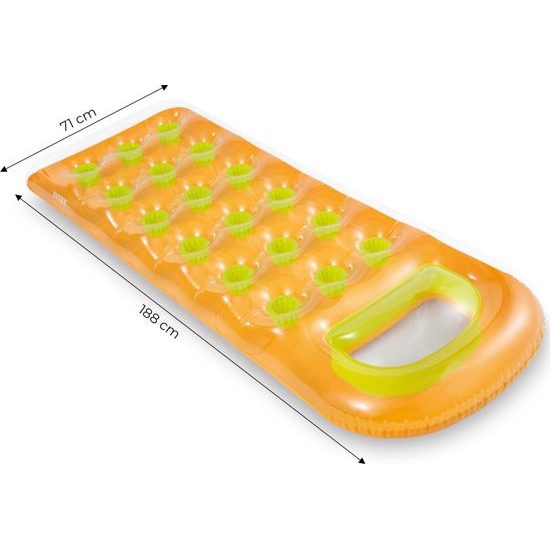 Nafukovací matrace na plavání 188 x 71 cm INTEX 58895 oranžová