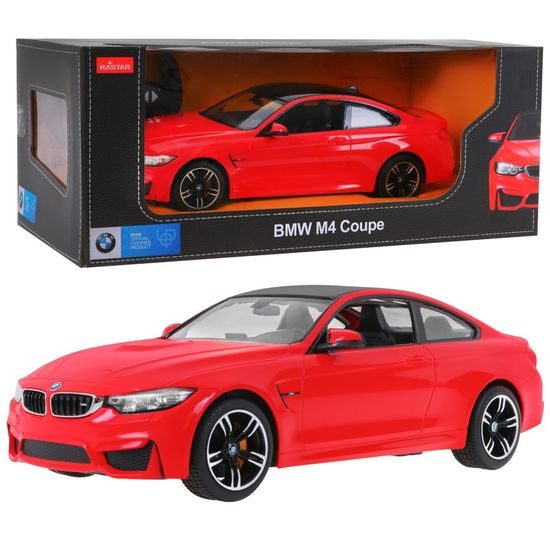 Rastar auto na dálkové ovládání BMW M4 Coupe 1:14 červené