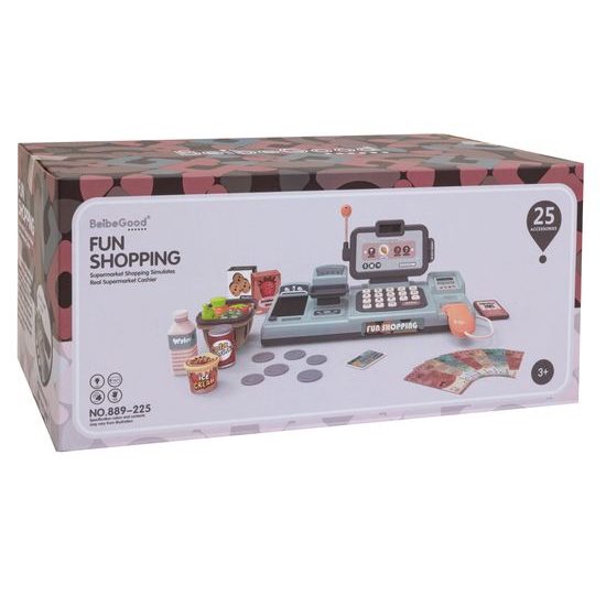 Dětská elektronická pokladna s váhou a pohyblivým pásem Fun Shopping II