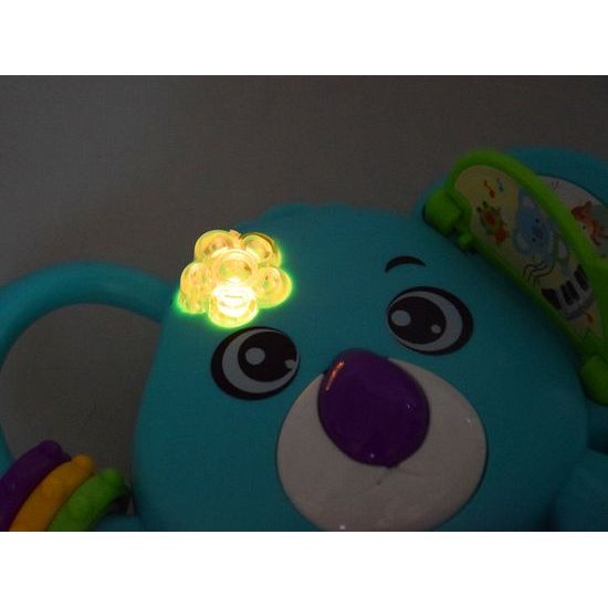 Interaktivní pianko pro nejmenší se světlem a zvukem Koala modrá