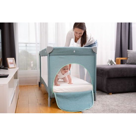 Cestovní postýlka CARETERO Basic Plus 2017 grey