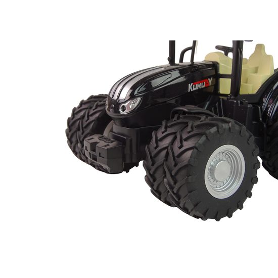 Traktor na dálkové ovládání s kovovou karosérií Farm Machine